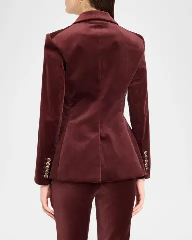 Veronica Beard Raelynn Velvet Dickey Jacket | Thumbnail 3 Veronica Beard Raelynn Velvet Dickey Jacket | Thumbnail 3