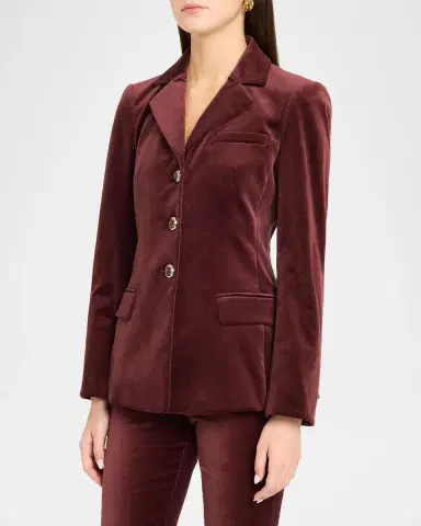 Veronica Beard Raelynn Velvet Dickey Jacket | Thumbnail 4 Veronica Beard Raelynn Velvet Dickey Jacket | Thumbnail 4