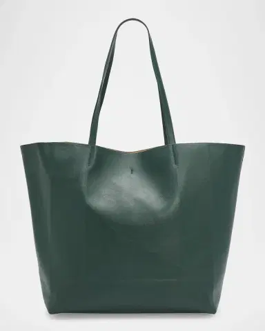 TOTEME Roam Creased Leather Tote Bag | Thumbnail 3