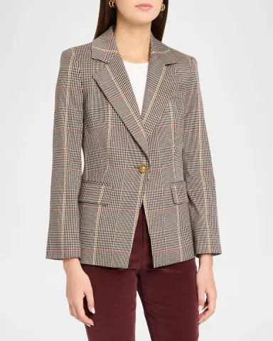 Veronica Beard Healy Glen Plaid Dickey Jacket | Thumbnail 4 Veronica Beard Healy Glen Plaid Dickey Jacket | Thumbnail 4