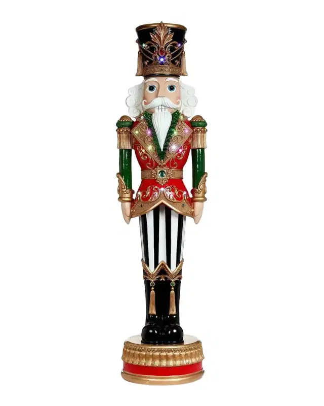 Mark Roberts Large Lights & Musical Holiday Nutcracker Figure