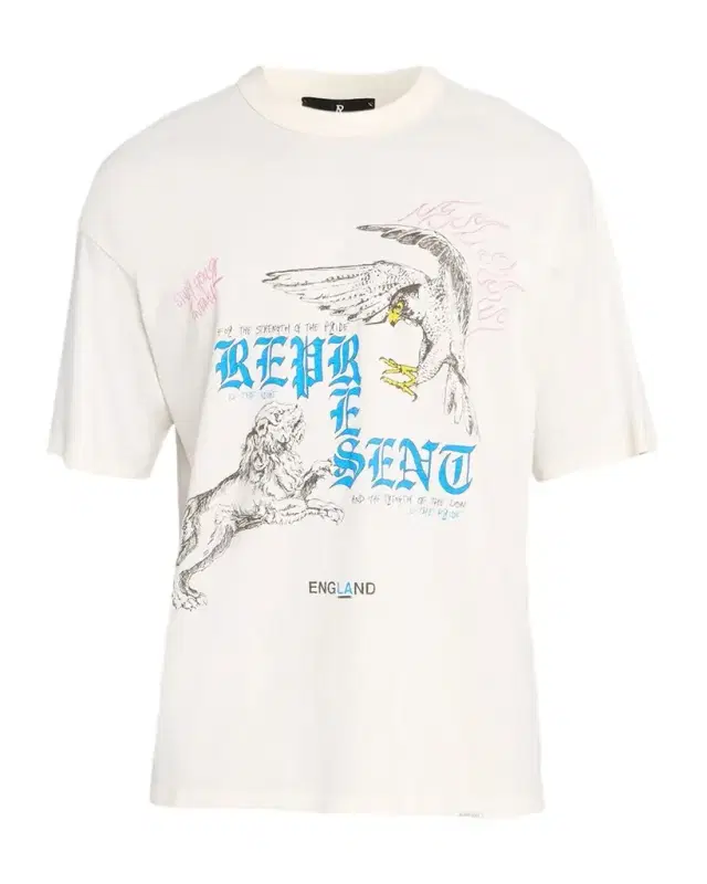 Represent Men's Enemy Cotton and Hemp Graphic T-Shirt