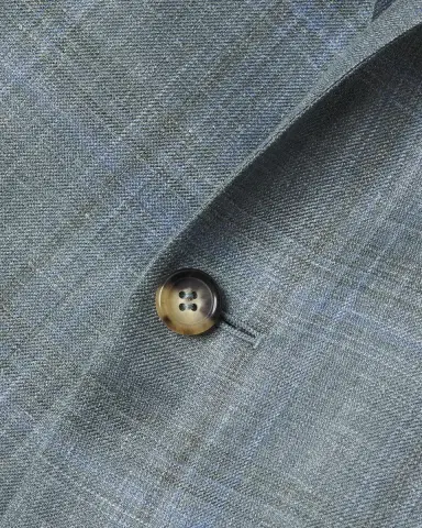 Canali Plaid Wool-Silk-Linen Sport Coat | Thumbnail 5