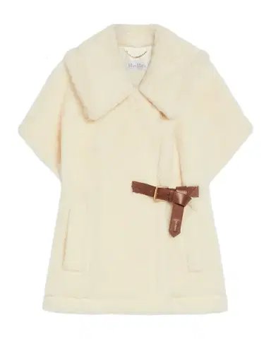 Max Mara Alpaca and Wool Teddy Cape | Thumbnail 1