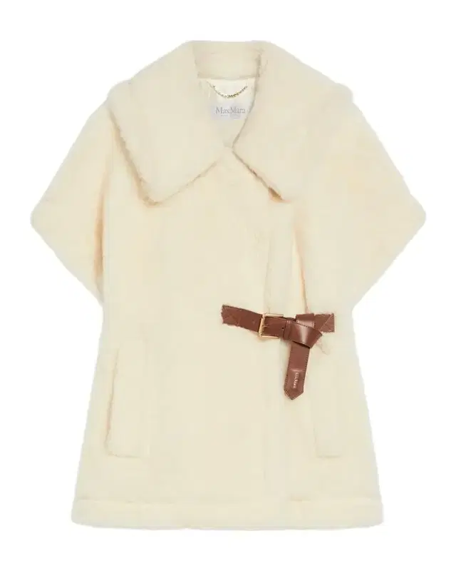 Max Mara Alpaca and Wool Teddy Cape