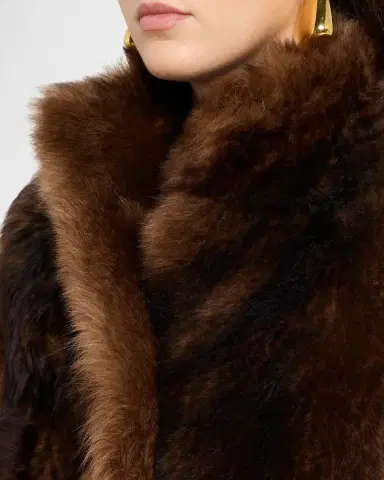 Yves Salomon Lamb Shearling Short Coat | Thumbnail 5