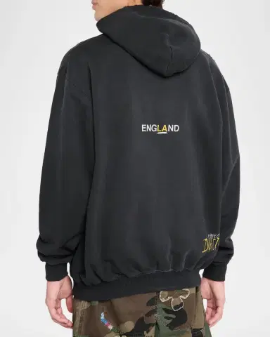 Represent Men's Graphic Stretch-Cotton Hoodie | Thumbnail 3 Represent Men's Graphic Stretch-Cotton Hoodie | Thumbnail 3