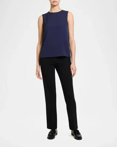 Theory Silk Straight Shell Top | Thumbnail 2