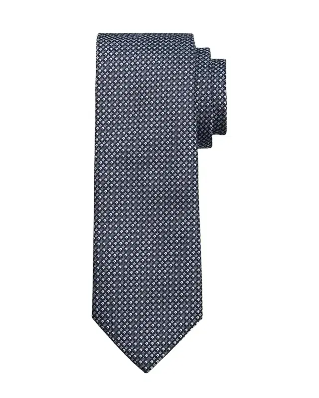 Brioni Men's Silk Micro-Jacquard Silk Tie