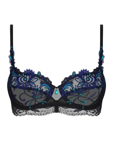 Lise Charmel Embroidered Lace-Trim Demi Bra | Thumbnail 2