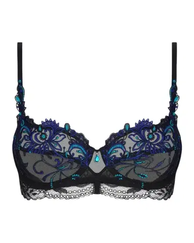 Lise Charmel Embroidered Lace-Trim Demi Bra | Thumbnail 1