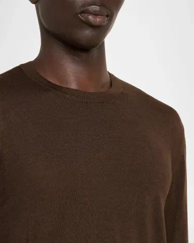 OFFICINE GÉNÉRALE Men's Wool Knit Crewneck Sweater | Thumbnail 5 OFFICINE GÉNÉRALE Men's Wool Knit Crewneck Sweater | Thumbnail 5