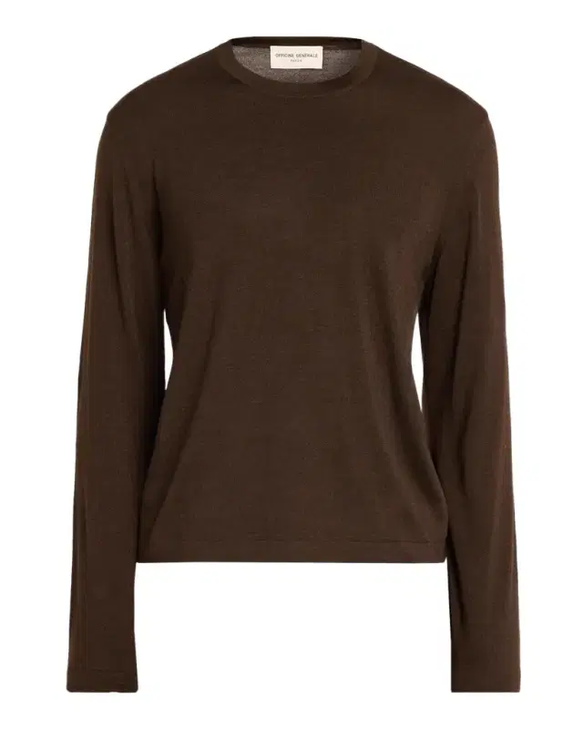 OFFICINE GÉNÉRALE Men's Wool Knit Crewneck Sweater