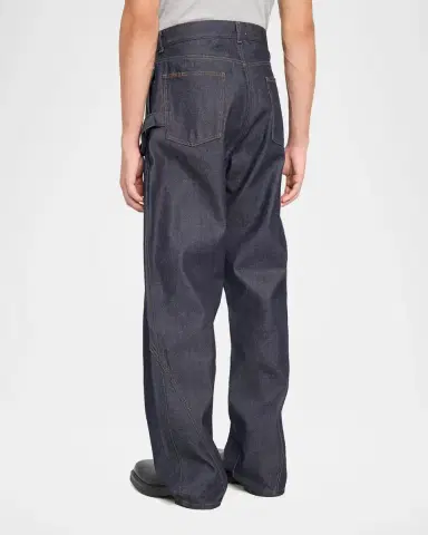 JW Anderson Turn-Up-Cuff Workwear Jeans | Thumbnail 3