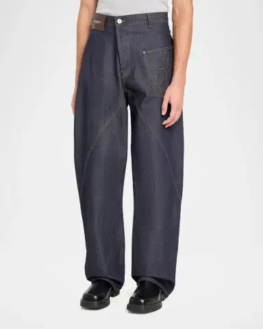 JW Anderson Turn-Up-Cuff Workwear Jeans | Thumbnail 4