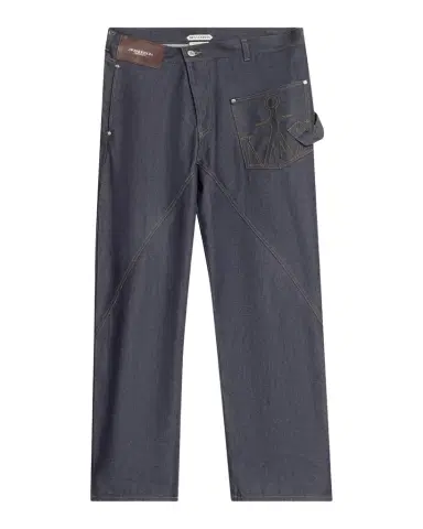 JW Anderson Turn-Up-Cuff Workwear Jeans | Thumbnail 1