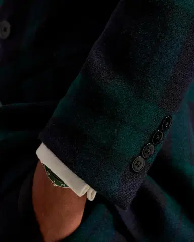 Polo Ralph Lauren Men's Polo Tailored Fit Plaid Tuxedo Jacket | Thumbnail 5 Polo Ralph Lauren Men's Polo Tailored Fit Plaid Tuxedo Jacket | Thumbnail 5