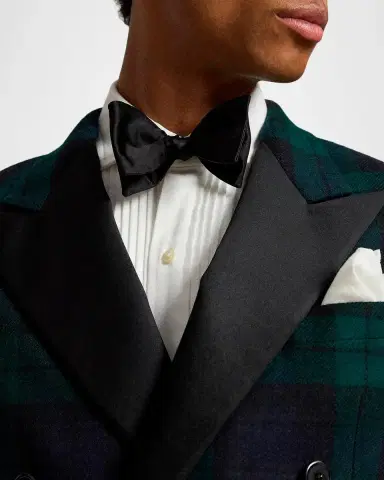 Polo Ralph Lauren Men's Polo Tailored Fit Plaid Tuxedo Jacket | Thumbnail 6 Polo Ralph Lauren Men's Polo Tailored Fit Plaid Tuxedo Jacket | Thumbnail 6