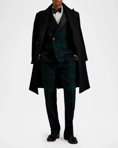 Polo Ralph Lauren Men's Polo Tailored Fit Plaid Tuxedo Jacket | Thumbnail 7 Polo Ralph Lauren Men's Polo Tailored Fit Plaid Tuxedo Jacket | Thumbnail 7