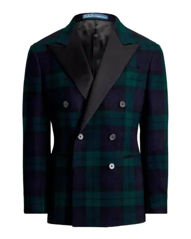 Polo Ralph Lauren Men's Polo Tailored Fit Plaid Tuxedo Jacket | Thumbnail 1 Polo Ralph Lauren Men's Polo Tailored Fit Plaid Tuxedo Jacket | Thumbnail 1