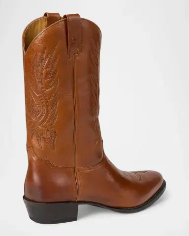Ralph Lauren Men's Leather Western Boots | Thumbnail 3