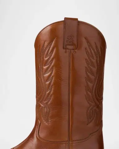 Ralph Lauren Men's Leather Western Boots | Thumbnail 4