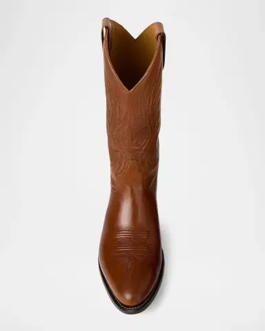 Ralph Lauren Men's Leather Western Boots | Thumbnail 5