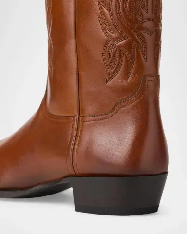 Ralph Lauren Men's Leather Western Boots | Thumbnail 7