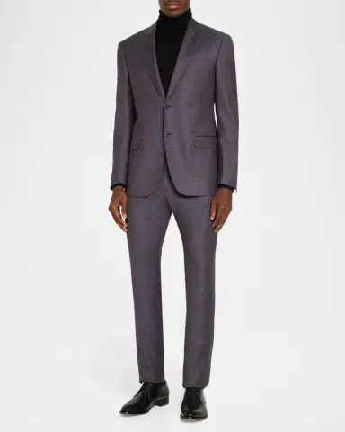 Emporio Armani Men's Notch Lapel Blazer | Thumbnail 2 Emporio Armani Men's Notch Lapel Blazer | Thumbnail 2