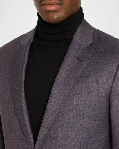 Emporio Armani Men's Notch Lapel Blazer | Thumbnail 6 Emporio Armani Men's Notch Lapel Blazer | Thumbnail 6