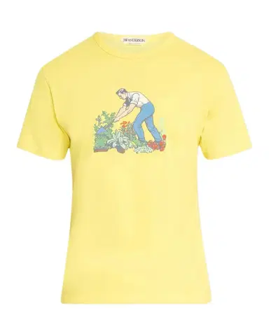 JW Anderson Men's Gardener Graphic Cotton T-Shirt | Thumbnail 1 JW Anderson Men's Gardener Graphic Cotton T-Shirt | Thumbnail 1
