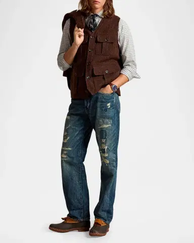 Polo Ralph Lauren Men's Classic Fit Tattersall Twill Shirt | Thumbnail 2 Polo Ralph Lauren Men's Classic Fit Tattersall Twill Shirt | Thumbnail 2