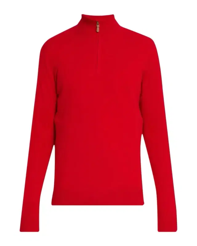 Polo Ralph Lauren Men's Cashmere Half-Zip Sweater