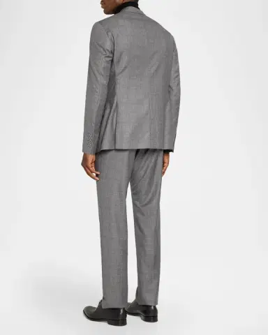 Emporio Armani Men's Checked Suit | Thumbnail 3 Emporio Armani Men's Checked Suit | Thumbnail 3