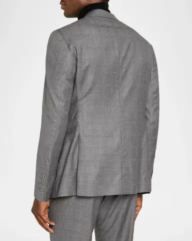 Emporio Armani Men's Checked Suit | Thumbnail 5 Emporio Armani Men's Checked Suit | Thumbnail 5