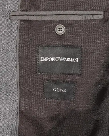 Emporio Armani Men's Checked Suit | Thumbnail 7 Emporio Armani Men's Checked Suit | Thumbnail 7