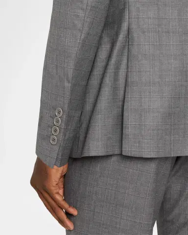 Emporio Armani Men's Checked Suit | Thumbnail 9 Emporio Armani Men's Checked Suit | Thumbnail 9