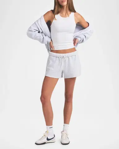Skims Cotton Fleece Lounge Shorts | Thumbnail 2