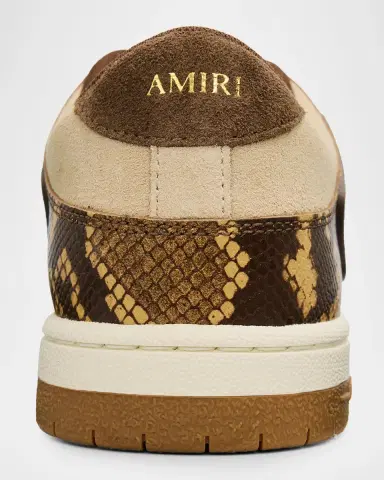 AMIRI Python-Printed Leather Low-Top Sneakers | Thumbnail 3 AMIRI Python-Printed Leather Low-Top Sneakers | Thumbnail 3