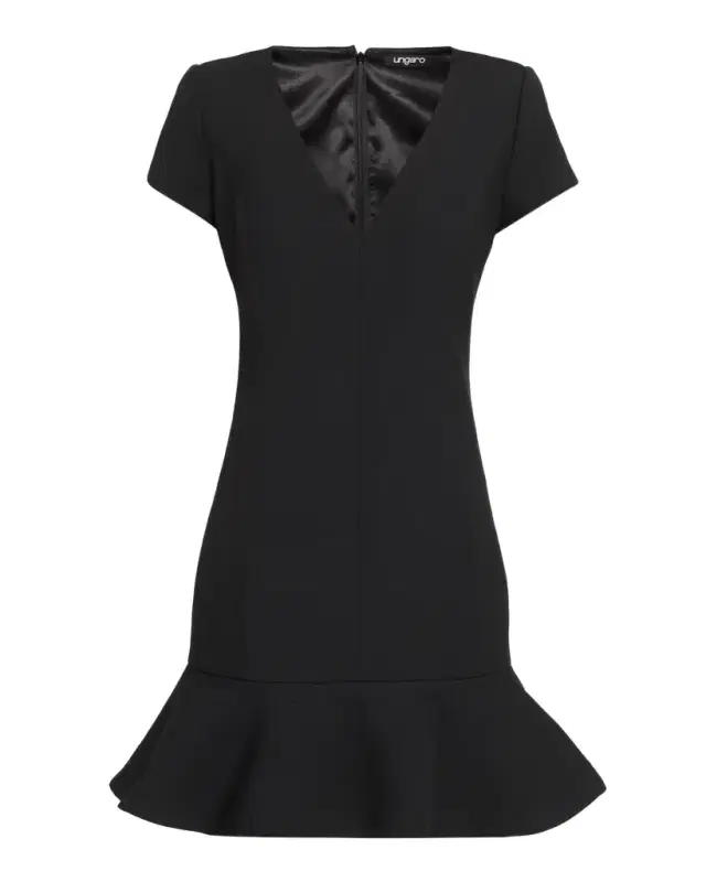 Ungaro Kenny Ruffle A-Line Mini Dress
