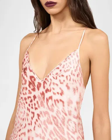 Roberto Cavalli Leopard-Print Silk Satin Backless Maxi Slip Dress | Thumbnail 4 Roberto Cavalli Leopard-Print Silk Satin Backless Maxi Slip Dress | Thumbnail 4