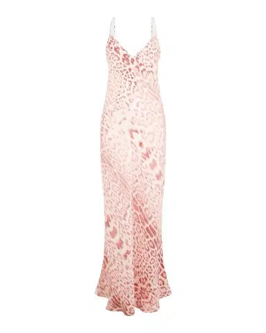 Roberto Cavalli Leopard-Print Silk Satin Backless Maxi Slip Dress | Thumbnail 1 Roberto Cavalli Leopard-Print Silk Satin Backless Maxi Slip Dress | Thumbnail 1