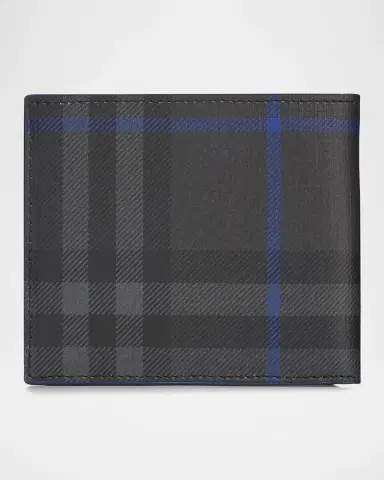 Burberry Men's City Check Bifold Wallet | Thumbnail 3 Burberry Men's City Check Bifold Wallet | Thumbnail 3