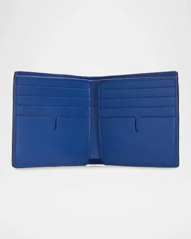Burberry Men's City Check Bifold Wallet | Thumbnail 4 Burberry Men's City Check Bifold Wallet | Thumbnail 4
