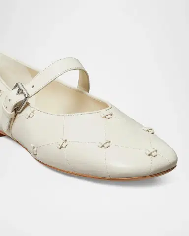 Tory Burch Bunny Knot Leather Mary Jane Ballerina Flats | Thumbnail 2 Tory Burch Bunny Knot Leather Mary Jane Ballerina Flats | Thumbnail 2