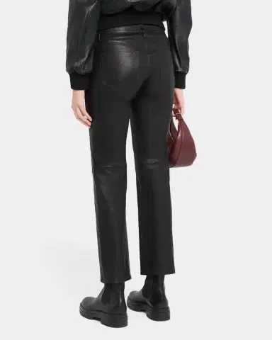 Frame The Leather Cigarette Pants | Thumbnail 3 Frame The Leather Cigarette Pants | Thumbnail 3