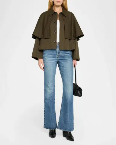 Frame The Paddock Cape Jacket | Thumbnail 2 Frame The Paddock Cape Jacket | Thumbnail 2