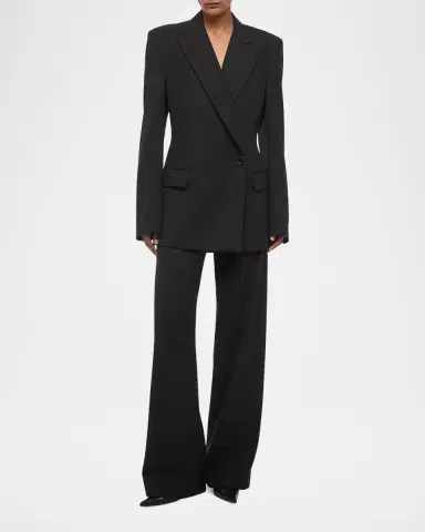 Helmut Lang Wool Gabardine Blazer | Thumbnail 2