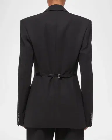Helmut Lang Wool Gabardine Blazer | Thumbnail 3