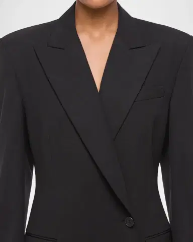 Helmut Lang Wool Gabardine Blazer | Thumbnail 4